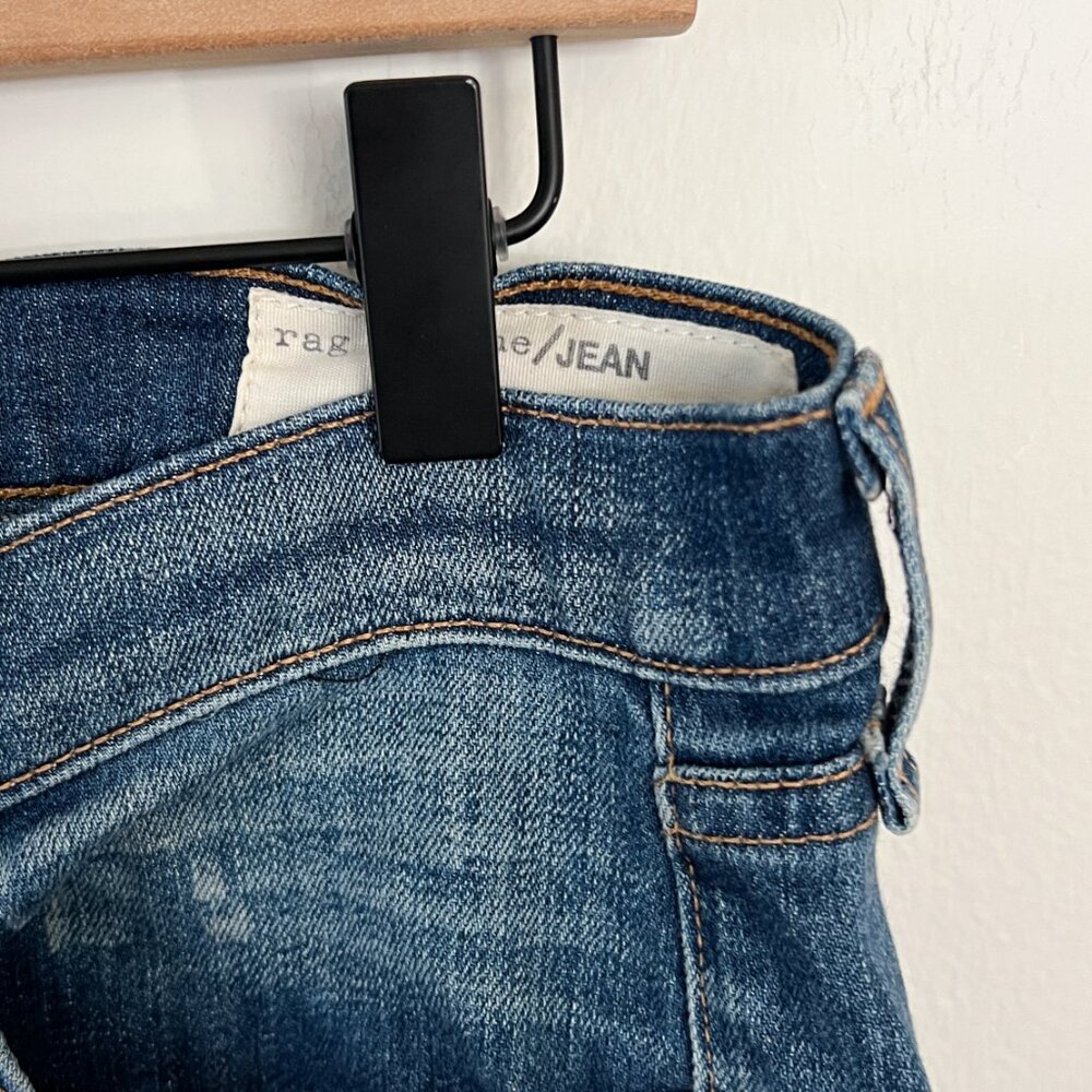 rag & bone Blue Boyfriend Jeans - Picture 3 of 11